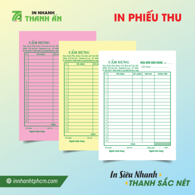 in phiếu thu giá rẻ